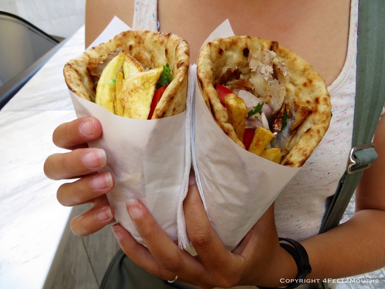 Gyros in Greece - so cheap, why not 2? 