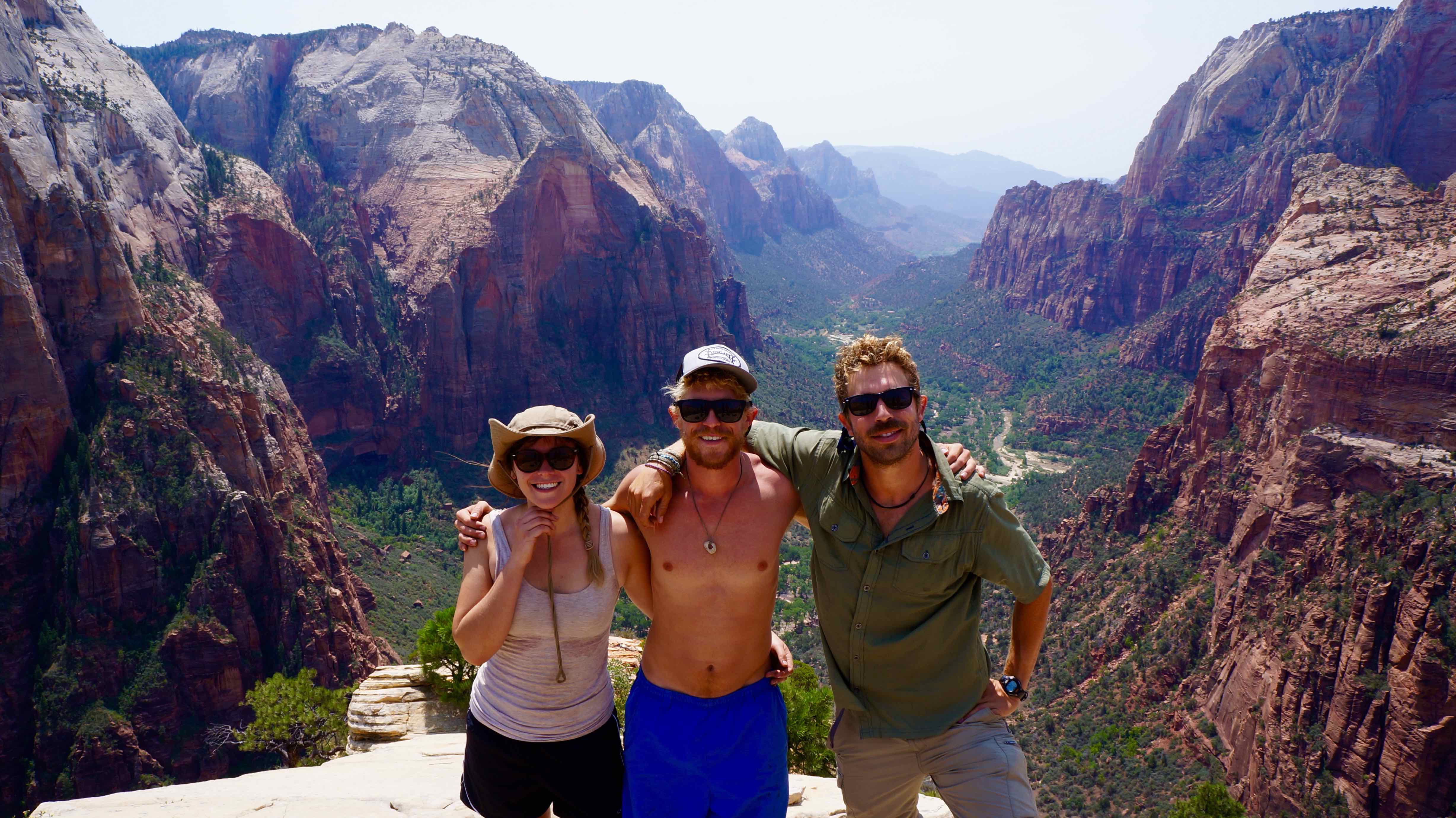 anges atterrissage parc national zion